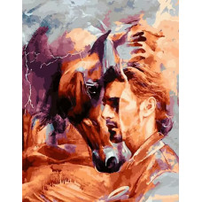 Картина по номерам Paintboy Яркое впечатление, 40x50 см