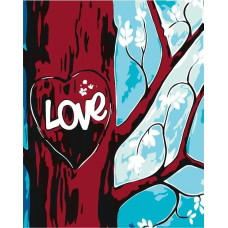 Живопись по номерам Живопись по Номерам Love 40x50