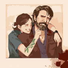 Картина по номерам Красиво Красим The Last of Us - Воспоминания Элли, 60 х 60 см