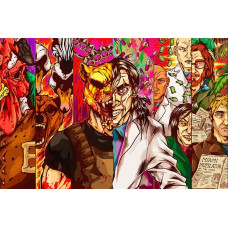 Живопись по номерам Бруталити Игра Hotline Miami