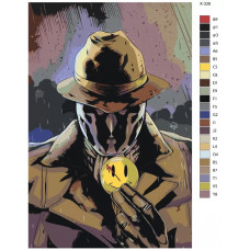 Картина по номерам BRUSHES-PAINTS Хранители Роршах - Уолтер Джозеф Ковач X339 40x60 см Картина по номерам BRUSHES-PAINTS Хранители Роршах - Уолтер Джозеф Ковач X339 40x60 см