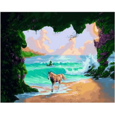 Картина по номерам  Paintboy (Premium) На другой стороне планеты