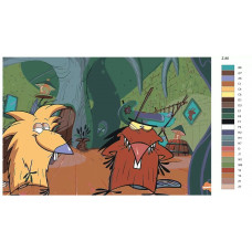 Живопись по номерам BRUSHES-PAINTS Крутые Бобры