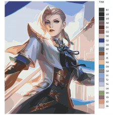 Живопись по номерам BRUSHES-PAINTS Mobile Legends: СИЛЬВАНА