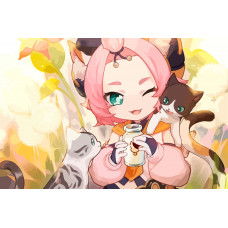 Картина по номерам Бруталити Игра Genshin impact 8300 Г 60x40 см