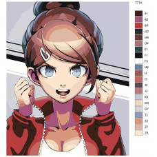 Живопись по номерам BRUSHES-PAINTS Аой Асахина Аниме Данганронпа - Danganronpa