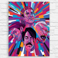 Живопись по номерам Бруталити Музыка RHCP 13626 В