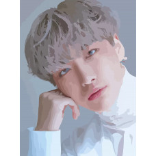 Живопись по номерам Бруталити Музыка KPOP Ateez Сонъва - 6070 В