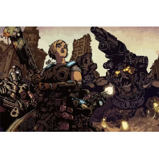 Картина по номерам Бруталити Игра Gears of war 8603 Г 60x40 см
