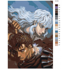 Живопись по номерам BRUSHES-PAINTS Аниме - берсерк. Гатс и Гриффит Живопись по номерам BRUSHES-PAINTS Аниме - берсерк. Гатс и Гриффит