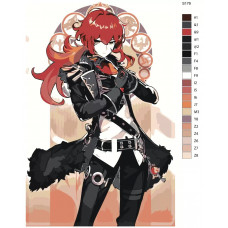 Живопись по номерам BRUSHES-PAINTS Компьютерная игра - Genshin Impact (Геншин Импакт). Дилюк Живопись по номерам BRUSHES-PAINTS Компьютерная игра - Genshin Impact (Геншин Импакт). Дилюк