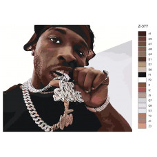Живопись по номерам BRUSHES-PAINTS Pop Smoke