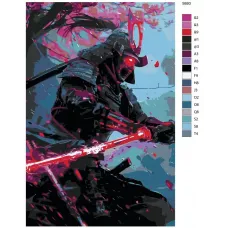 Картина по номерам BRUSHES-PAINTS Самурай S-693 60x90 см