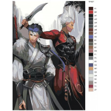 Живопись по номерам BRUSHES-PAINTS Аниме - Судьба. Лансер (Кухулин) и Арчер Живопись по номерам BRUSHES-PAINTS Аниме - Судьба. Лансер (Кухулин) и Арчер