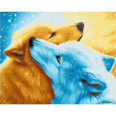 Картина по номерам Paintboy День и Ночь, 40x50 см