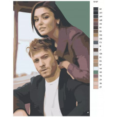 Картина по номерам BRUSHES-PAINTS Турецкий сериал - постучись в мою дверь 40x60 см Картина по номерам BRUSHES-PAINTS Турецкий сериал - постучись в мою дверь 40x60 см