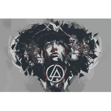 Картина по номерам Бруталити Музыка Linkin 6386 Г 60x40 см Картина по номерам Бруталити Музыка Linkin 6386 Г 60x40 см