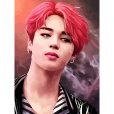 Живопись по номерам Бруталити Kpop bts Jimin Пак Чимин