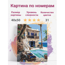 Картина по номерам Раскрасим сами Улочки санаторий дом холст на подрамнике 40х50 см Картина по номерам Раскрасим сами Улочки санаторий дом холст на подрамнике 40х50 см