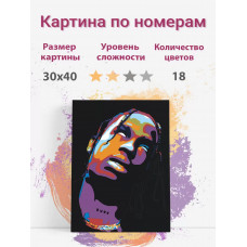Картина по номерам Раскрасим сами рэпер Трэвис Скотт холст на подрамнике 30х40 см Картина по номерам Раскрасим сами рэпер Трэвис Скотт холст на подрамнике 30х40 см