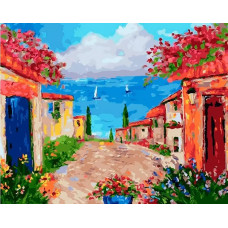 Картина по номерам Paintboy Дорога к морю, 40x50 см