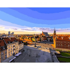 Картина по номерам на холсте 40*50 см Raduga Вид с крыши (GX25844)