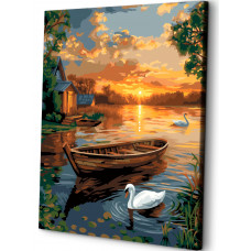 Картина по номерам на холсте ART and RELAX Залив AR342 40x50