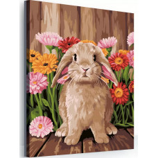 Картина по номерам Hobby Paint Милый кролик 40х50