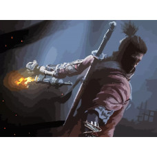 Картина по номерам Бруталити Sekiro 5 на холсте 40x30