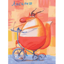 Картина по номерам Белоснежка Лисапет, 30x40