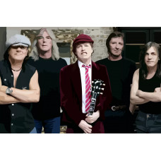 Картина по номерам Бруталити ACDC 3 см