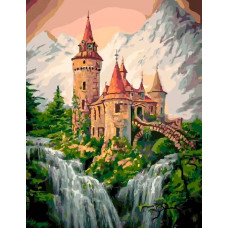 Картина по номерам Paintboy Сказочный замок, 40x50 см
