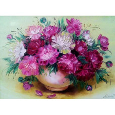 Картина по номерам Paintboy Великолепные пионы, 40x50