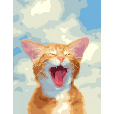 Картина по номерам Paintboy Улыбка до ушей, 40x50 см