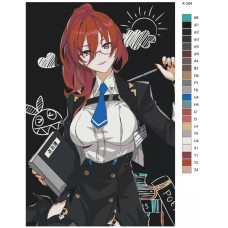 Живопись по номерам BRUSHES-PAINTS Аниме Шикимори. Мурата xимеко Живопись по номерам BRUSHES-PAINTS Аниме Шикимори. Мурата xимеко