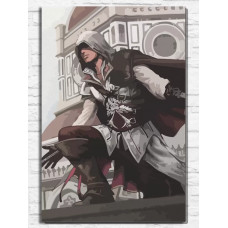 Картина по номерам на холсте Игра Assassins Creed 9185 В 60x40