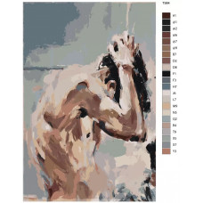 Живопись по номерам BRUSHES-PAINTS В душе