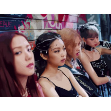 Картина по номерам Бруталити BLACKPINK Kpop 18 на холсте 40x30