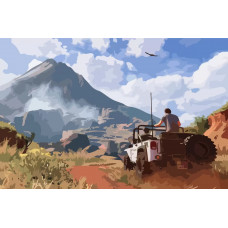 Картина по номерам Бруталити Uncharted 4 2 см