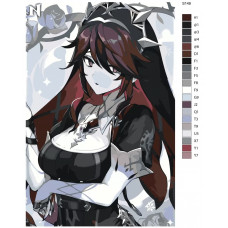 Живопись по номерам BRUSHES-PAINTS Компьютерная игра - Genshin Impact (Геншин Импакт). Розария Живопись по номерам BRUSHES-PAINTS Компьютерная игра - Genshin Impact (Геншин Импакт). Розария