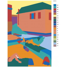 Живопись по номерам BRUSHES-PAINTS Жаркий день