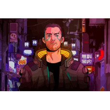 Живопись по номерам Бруталити игра Cyberpunk 2077 - 8630 Г