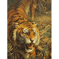 Картина по номерам Белоснежка Свирепый хищник, 40x50