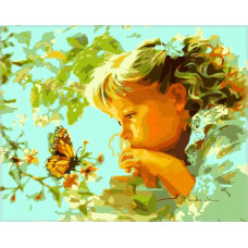 Картина по номерам Paintboy Куколка, 40x50 см