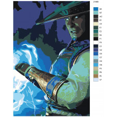 Живопись по номерам BRUSHES-PAINTS Рейден- Мортал Комбат(Mortal Combat) 60x90 Живопись по номерам BRUSHES-PAINTS Рейден- Мортал Комбат(Mortal Combat) 60x90