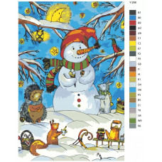 Живопись по номерам BRUSHES-PAINTS Новый год в сказочном лесу Живопись по номерам BRUSHES-PAINTS Новый год в сказочном лесу