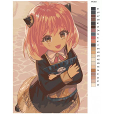 Живопись по номерам BRUSHES-PAINTS Аниме - Семья шпионов. Аня Фолджер Живопись по номерам BRUSHES-PAINTS Аниме - Семья шпионов. Аня Фолджер