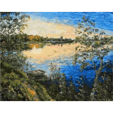 Картина по номерам Paintboy Солнце взошло, 40x50 см