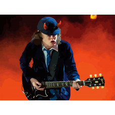Картина по номерам Бруталити ACDC 4 на холсте 40x30