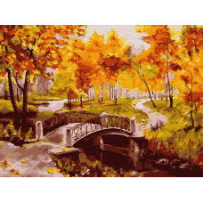 Картина по номерам Molly Золотая осень, 30x40